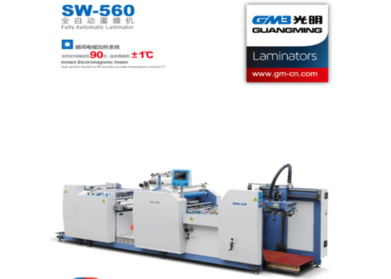 China Operação lisa de papel industrial do servocontrol 560*820mm da máquina da laminação fornecedor