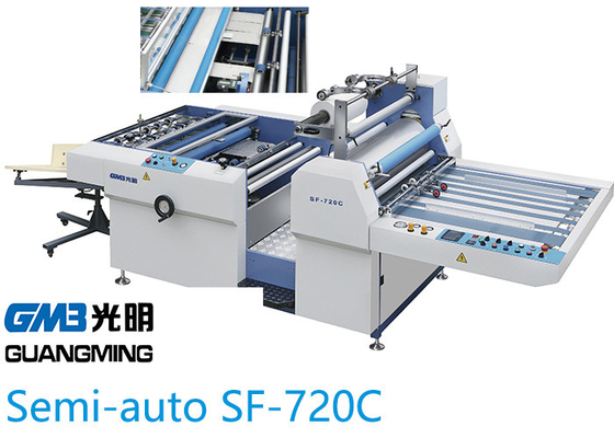 China Máquina semi automática da laminação dos bens com o regulador de sobreposição de papel fornecedor